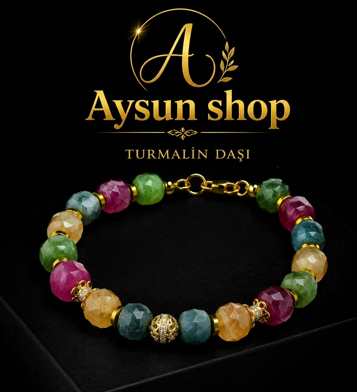 Turmalin daşı - Qolbaq